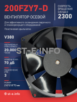 Вентилятор  200FZY7-D  - st-e.info - Волгодонск