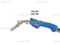 Горелка для полуавтоматической сварки TBi 250-blue-ESG, длина 4 метра - st-e.info - Волгодонск