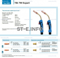 Горелка для полуавтоматической сварки TBi  7W Expert, длина 5 m. - st-e.info - Волгодонск