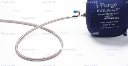 Односторонняя заглушка с трубкой и клапаном ISO 46" (1168 mm)  - st-e.info - Волгодонск